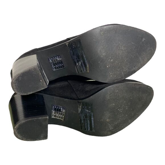 #117 FOREVER 21 Ankle Sock Boots in Black - Picture 4 of 6